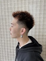 ヨハヘアガーデン(YOHA HAIR GARDEN) ＊アップバングフェードスタイル