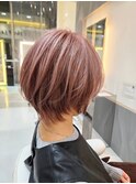 大人可愛い20代30代40代50代丸み田嶋ショート050