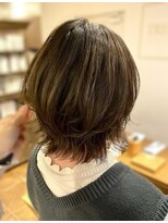 トリート 八千代緑が丘店(TREAT)&nbsp;ミディアムレイヤー×オリーブカラー_八千代緑が丘駅