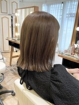 ネオリーブ チロル 横浜西口店(Neolive CiroL.)&nbsp;作っていくブリーチなしベージュ ミディアム 【miku】