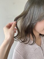 アズーア ヘアーアンドスパ(azure hair&spa)&nbsp;ブリーチ無しオリーブグレージュ