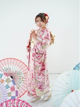 ビーチ 大宮店(Beach)の写真/【大宮】大切な晴れの日を華やかにするお手伝い★思い出に残る着付け&ヘアセットならBeachにお任せ♪