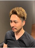 ビジネスツーブロック ベリーショート ハイライトカラー