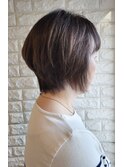 40代50代60代×グラデーションボブ×イノアカラー
