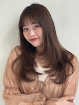 ザックラフィネ(ZACC raffine)&nbsp;レイヤーカット/ブリーチなし/ココアブラウン/バタフライカット