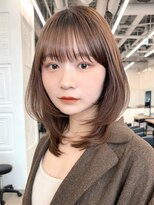 ガーデントウキョウ(GARDEN Tokyo) ミディアム/レイヤー/顔周り/前髪カット/透明感/美髪/ナチュラル
