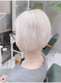 ホワイトシルバー/ホワイトブロンドカラー