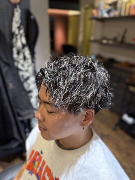 エクファフォーメン(EX-FA FOR MEN) サーフカール/スパイキーショート/ブルーブラック/瀬田