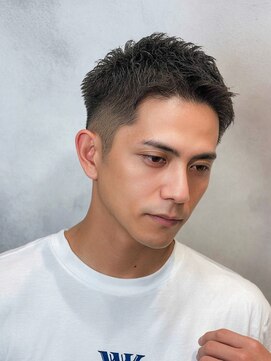 AccessMoon 米沢本店 MEN’S HAIR/サーフカール/刈り上げセンターパート/水戸米沢