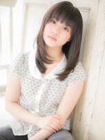 モッズ ヘア 福岡姪浜店(mod's hair)&nbsp;mod's姪浜/ダークアッシュ前下がりバタフライレイヤーカットj