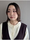 【ぱつっとボブ×髪質改善ストレート】
