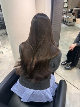 ルル(Lulu) 梅田/ブラウン/ベージュ/レイヤー/前髪カット/縮毛矯正/髪質改善