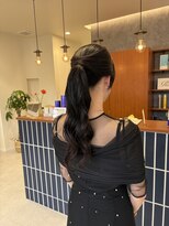 クレーデ 姪浜店(Crede) 海外風ポニーテール