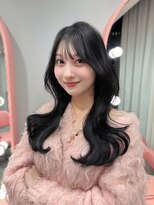 ボタン コロン 表参道 原宿(VOTAN COLON) ハッシュカット/韓国レイヤー/顔まわり/ブラウン/ベージュ/前髪