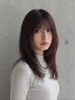 ダル 渋谷/表参道(DAL.)&nbsp;レイヤーカット髪質改善カラー透明感カラー顔まわりカット