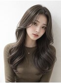 秋髪/オリーブグレージュ/艶カラー/透明感カラー/髪質改善/仙台