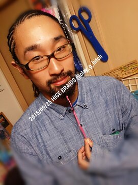 クレイジービッチ(CLAY G BITCH) 【BRAIDS】仙台エクステ ヒゲブレイズ アグリstyle エクステ
