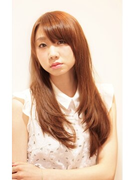 ヘアーサロン エクラ(HAIR SALON eclat) "セット時短"湿気に負けないナチュラルストレート♪【eclat】