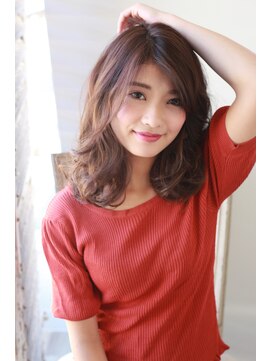 ヘアメイク アンビー(hairmake anvie) 軽やかカールミディ【anvie熊本】