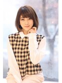 ショート+ベージュ【掛川 美容室 ボブ】