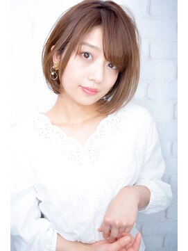 ラウンジ モリオ イケブクロ(Lounge MORIO Ikebukuro) 【morio池袋】春夏人気斜めバングセンシュアルショートボブ