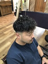 ルード(mens hair salon Rude) ツイストスパイラル×フェードスタイル♪