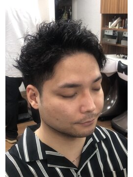 ビューティーボーイ ヤマグチ(BEAUTY BOY Yamaguchi) かきあげショート~ハードパーマスタイル~