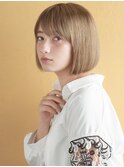 ワンレンミニマムボブ