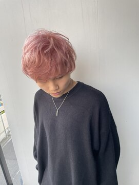 スレイ 西宮(SLAY) ベビーピンク×マッシュウルフ