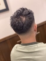 ヒロギンザバーバーショップ 神楽坂店(HIRO GINZA BARBER SHOP)&nbsp;ソフトパーマスキンフェード