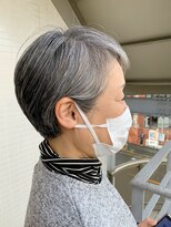 オーシャン(Ocean)&nbsp;[OCEAN Hair&Life藤原純] グレイヘアナチュラルショート☆