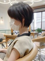 ロンドジェネルーズ 柏(Lond generous)&nbsp;【斉藤 航人】大人かわいいネビージュカラーのショートボブ