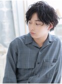 センターパートも◎くせ毛風マッシュショートc5上尾20代30代40代