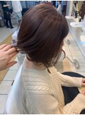 前下がりボブ/楽デジパーマ/デジタルパーマ/ワンカール/30代40代