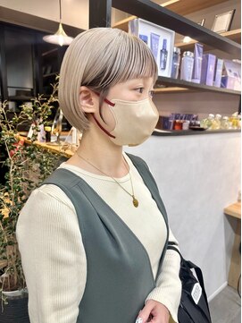 サンド 表参道(sand) 10代20代30代ブリーチハイトーンベージュ