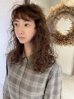 パーク(PARK)&nbsp;スパイラルパーマ前髪パーマロングパーマロングスパイラルパーマ