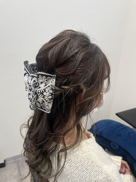 フォーディー(for D) Hair Salon for D × ハーフアップ