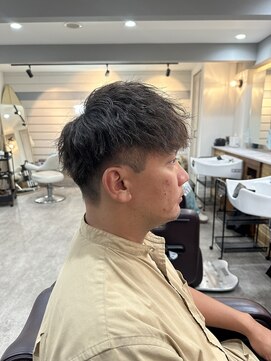 スウェル 船橋店(Swell) ハイライト/マッシュパーマ/ウルフ/アッシュブラック2