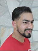 新潟/万代/短髪/フェード/バーバーヘア/髭/ワイルド/男性専門店