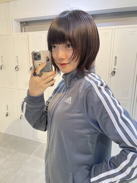 メゾンアクア 表参道(Maison ACQUA) ▲ショートレイヤーボブウルフ縮毛矯正10代20代30代