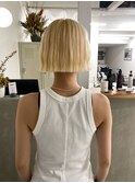 リップラインボブ×抜きっぱなしブリーチ