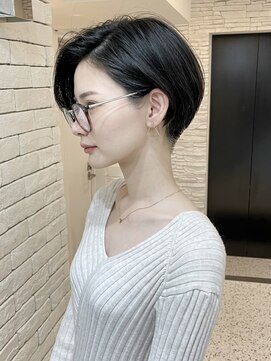 ヘアメイク シンズ レインボー(Hair Make SHIN'S RAINBOW) ショートボブ/大人巻き/ぷつっとボブ/ナチュラルモード/高松