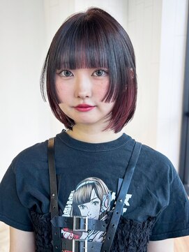 アイティー バイ アルバム 中野店(IT by ALBUM) こなれミディグレージュカラー前髪イメチェン_ba522031