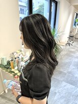 パプスドコワフュール 甲子園口店(Pap's de coiffeur)&nbsp;コントラストグレージュハイライト