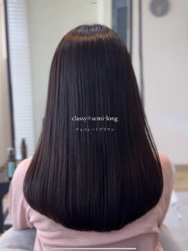 コート 表参道(Cote) Cote チョコレートブラウン×セミロングスタイル