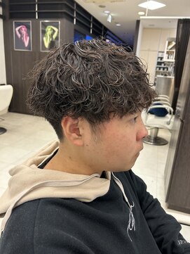 プランタン フォー ヘアー(printemps FOR HAIR) 波巻きスパイラルパーマ/刈り上げマッシュ