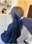 ブルー インナーカラー