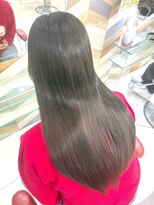 アース 大分セントポルタ店(HAIR&MAKE EARTH)&nbsp;20代30代40代大人可愛い髪質改善暗色カラー艶感ストレート透明感