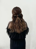 リム(Limb)&nbsp;ハーフアップ　ヘアアレンジ