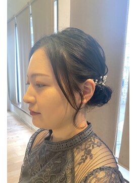 ハーティーモトヤワタ(hearty MOTOYAWATA) ニュアンススタイル×ダウンシニヨン